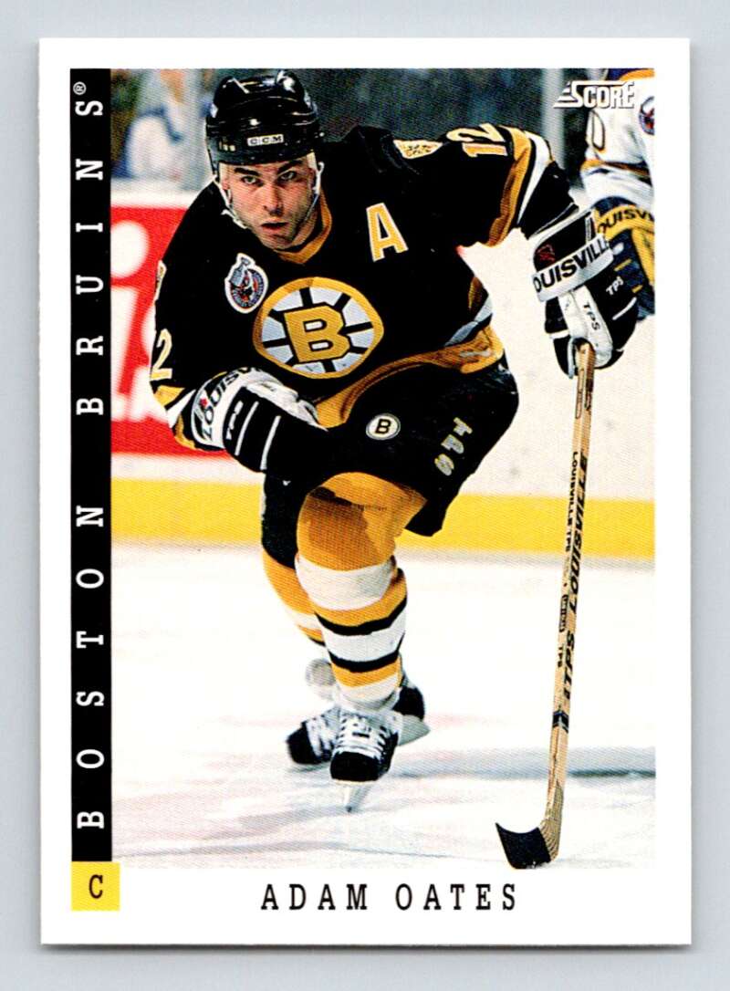 1993-94 Score Canadian #125 Adam Oates Hockey Boston Bruins Image 1