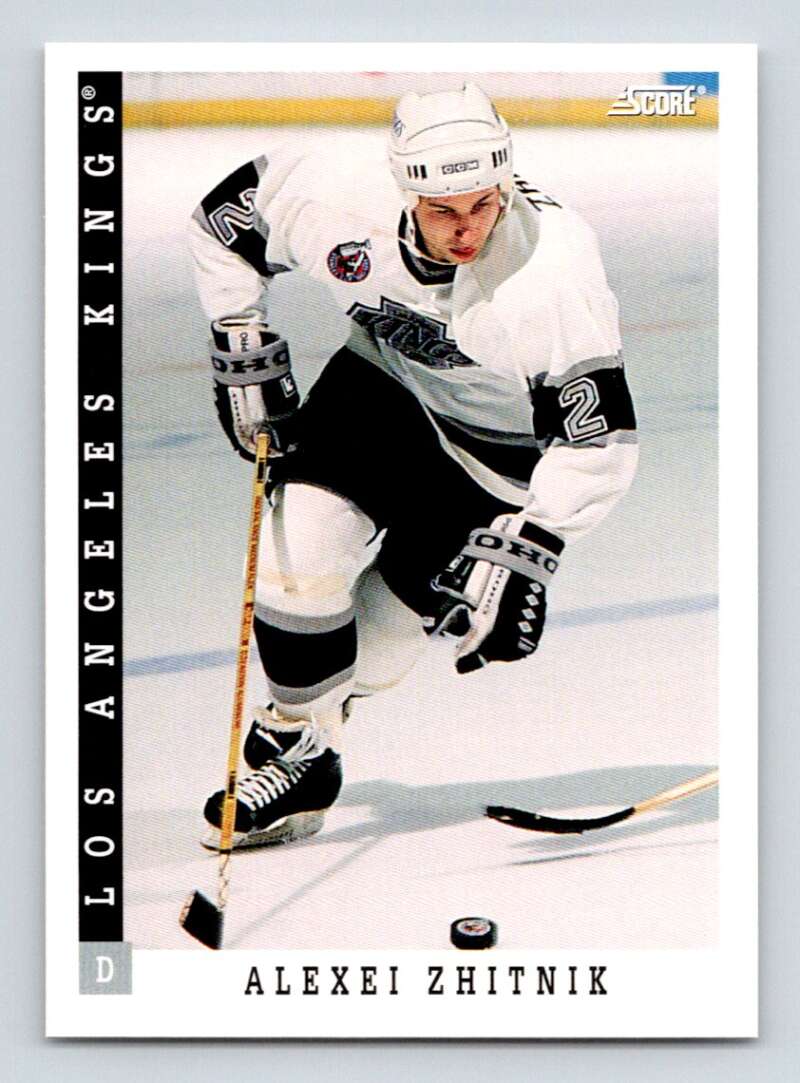 1993-94 Score Canadian #148 Alexei Zhitnik Hockey Los Angeles Kings Image 1