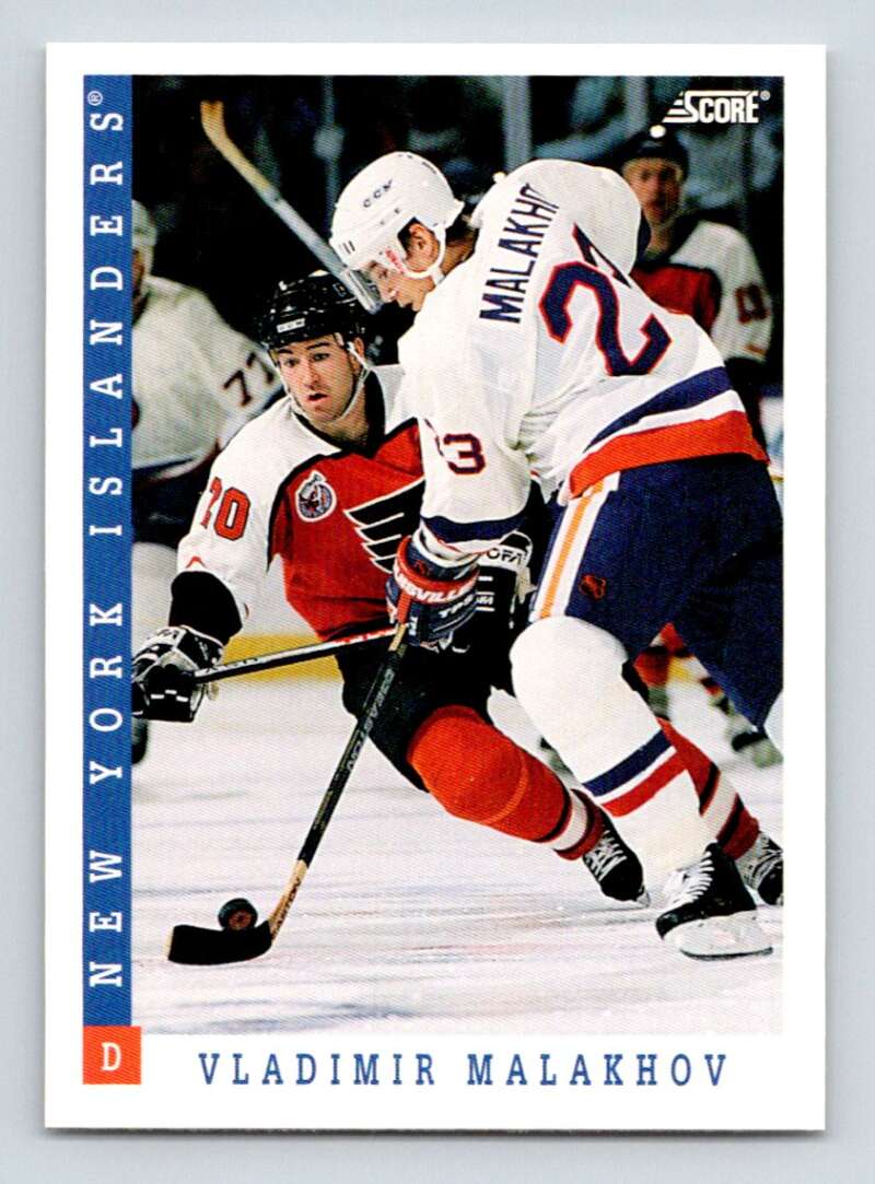 1993-94 Score Canadian #157 Vladimir Malakhov Hockey New York Islanders Image 1