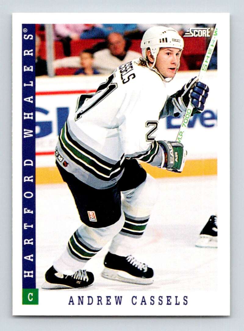 1993-94 Score Canadian #164 Andrew Cassels Hockey Hartford Whalers Image 1