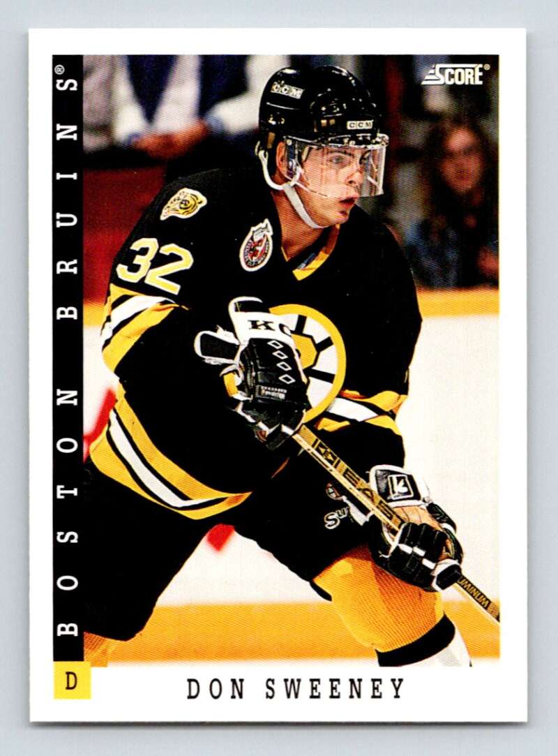 1993-94 Score Canadian #169 Don Sweeney Hockey Boston Bruins Image 1