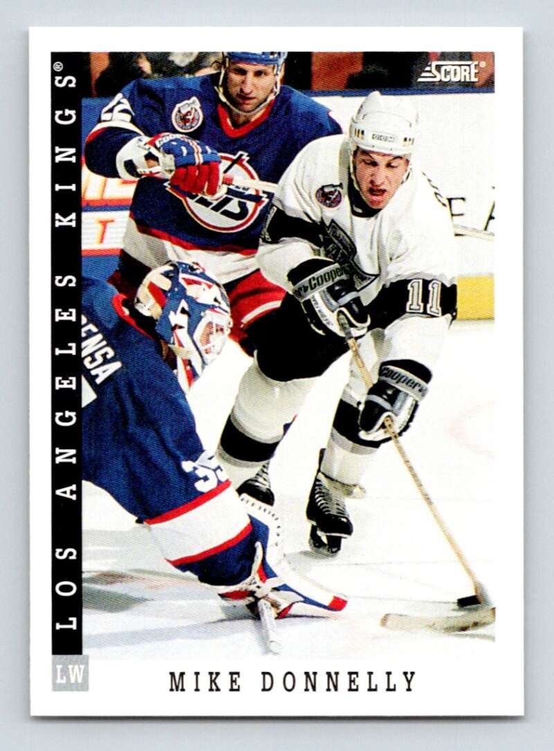 1993-94 Score Canadian #176 Mike Donnelly Hockey Los Angeles Kings Image 1