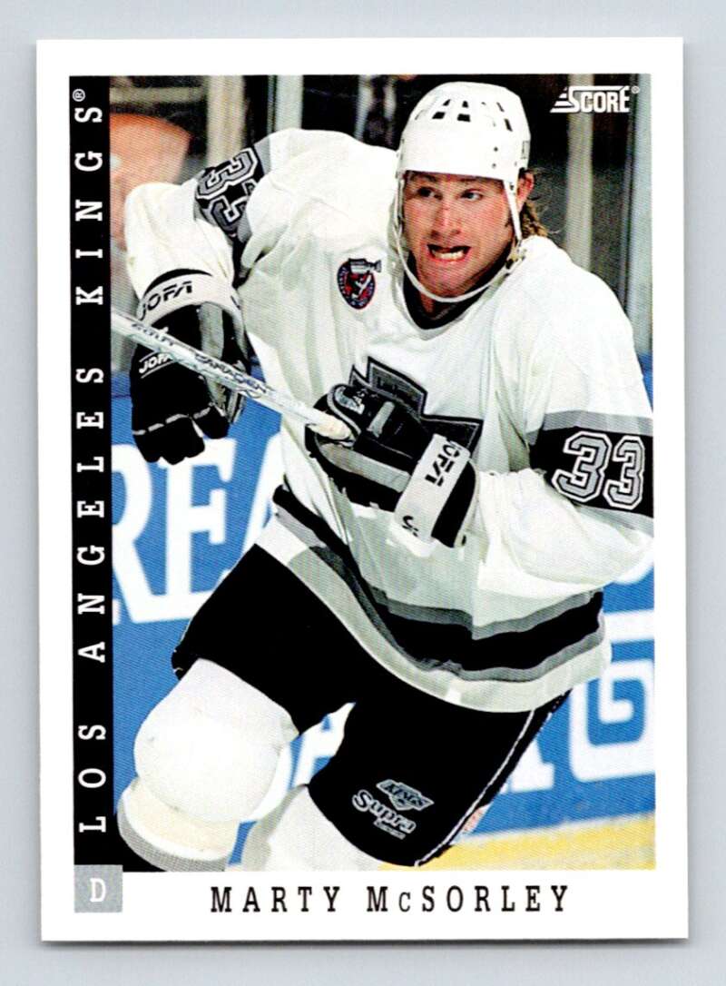 1993-94 Score Canadian #212 Marty McSorley Hockey Image 1