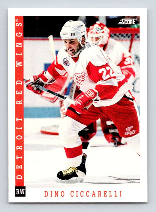 1993-94 Score Canadian #214 Dino Ciccarelli Hockey Detroit Red Wings  Image 1