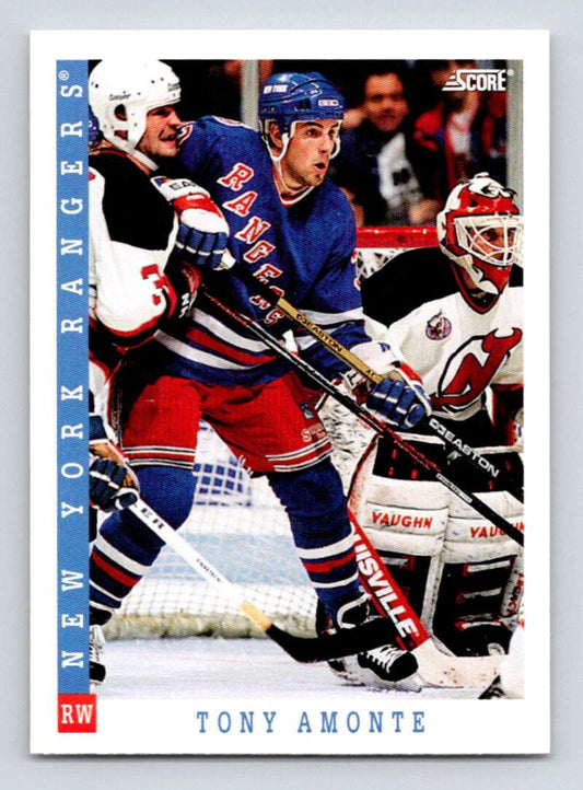 1993-94 Score Canadian #215 Tony Amonte Hockey  Image 1