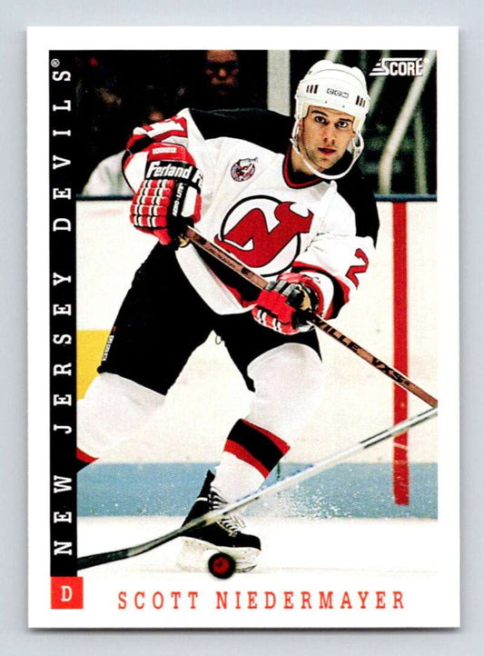 1993-94 Score Canadian #217 Scott Neidermayer Hockey New Jersey Devils  Image 1
