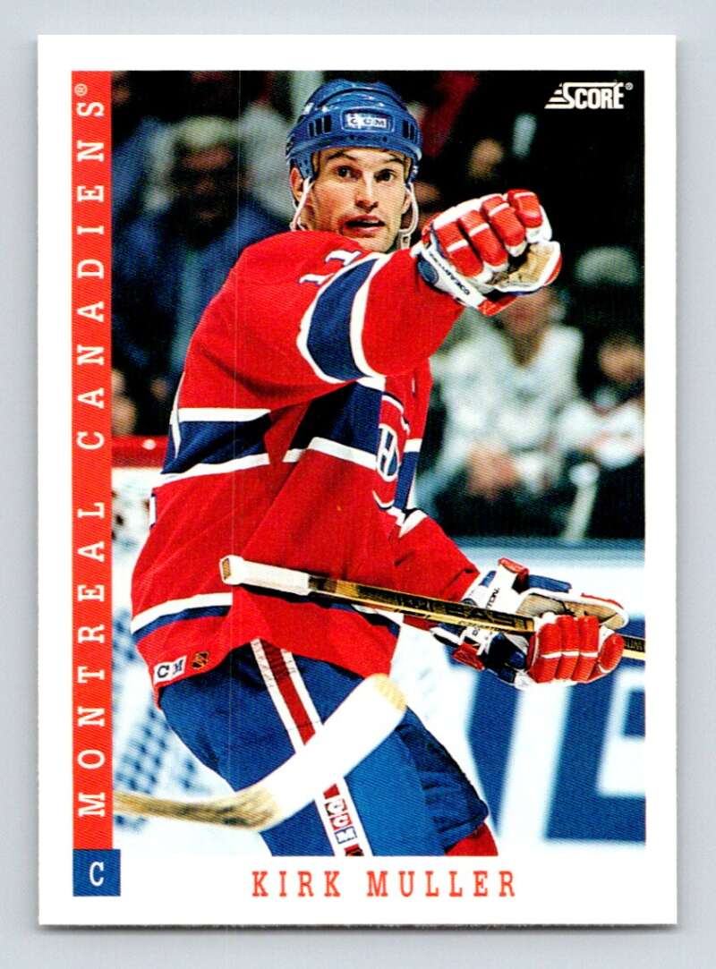 1993-94 Score Canadian #234 Kirk Muller Hockey Montreal Canadiens Image 1