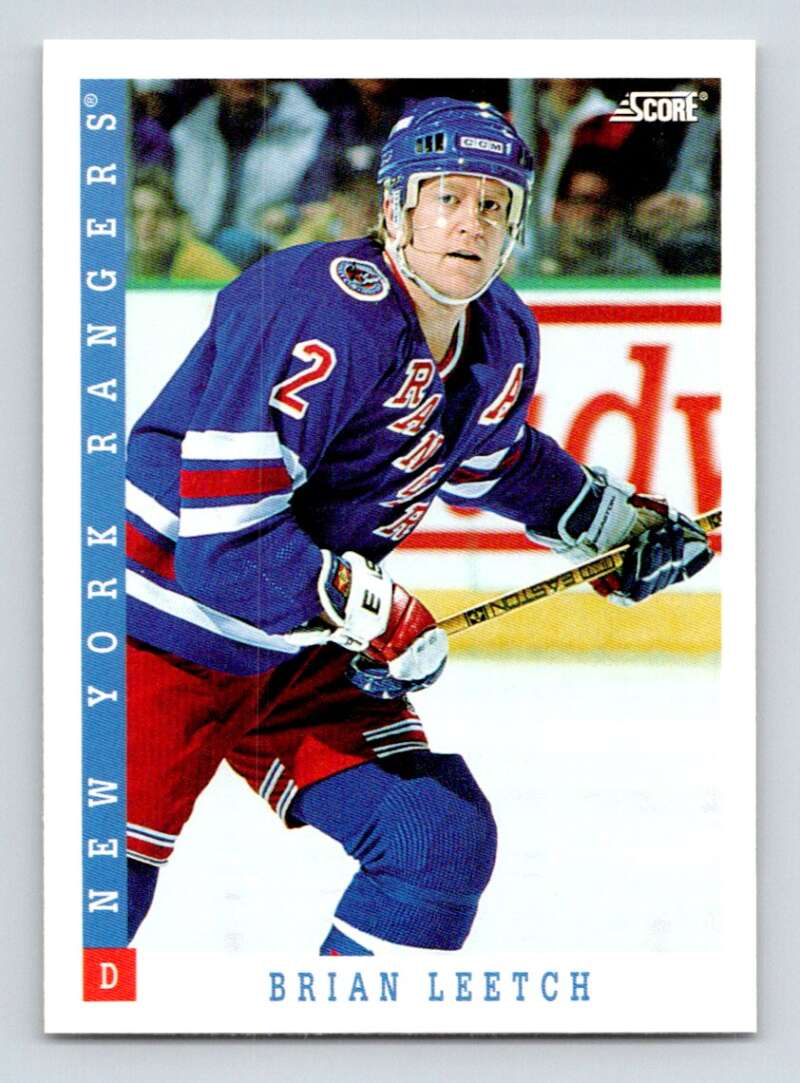 1993-94 Score Canadian #235 Brian Leetch Hockey Image 1