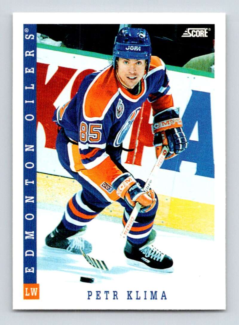 1993-94 Score Canadian #242 Petr Klima Hockey Image 1