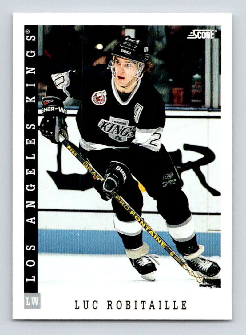 1993-94 Score Canadian #245 Luc Robitaille Hockey Los Angeles Kings Image 1