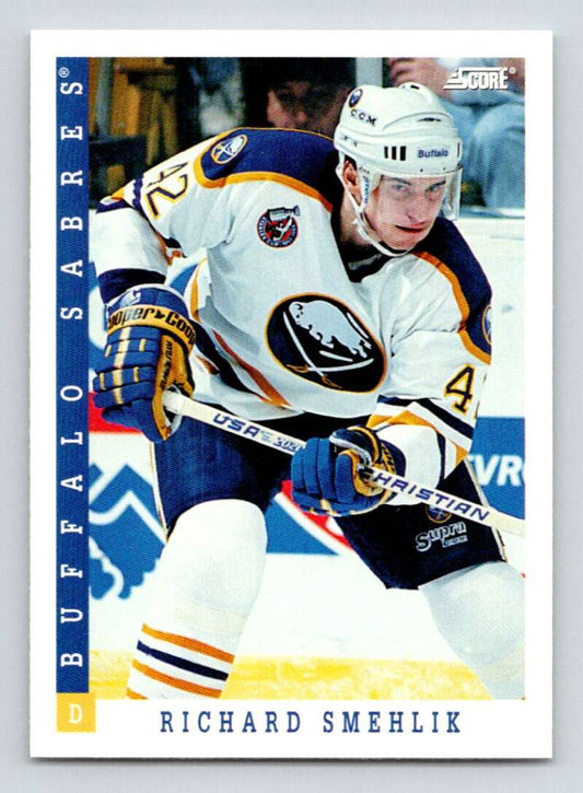 1993-94 Score Canadian #249 Richard Smehlik Hockey Buffalo Sabres  Image 1