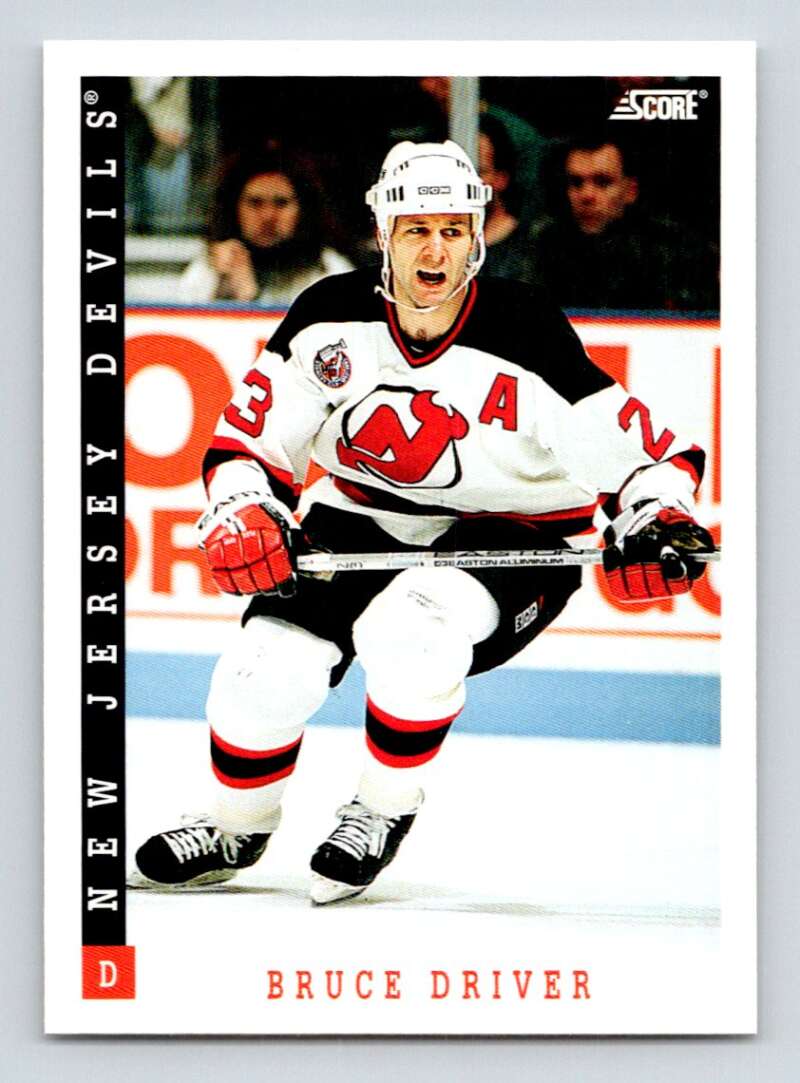 1993-94 Score Canadian #263 Bruce Driver Hockey New Jersey Devils Image 1