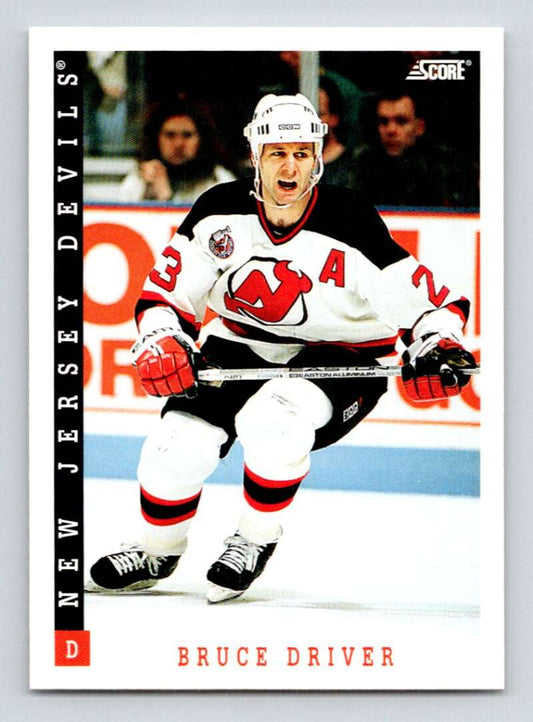 1993-94 Score Canadian #263 Bruce Driver Hockey New Jersey Devils  Image 1