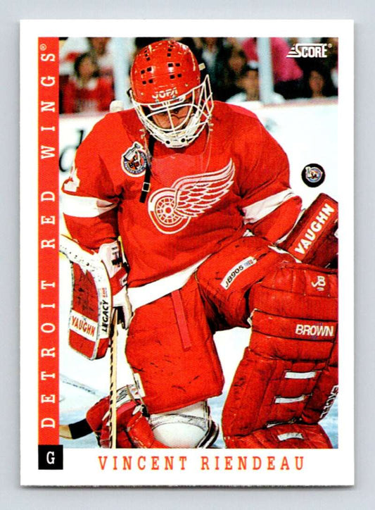 1993-94 Score Canadian #276 Vincent Riendeau Hockey Detroit Red Wings  Image 1