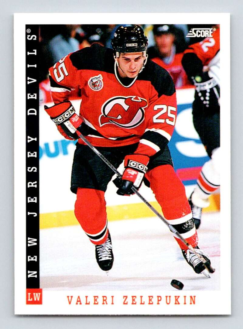 1993-94 Score Canadian #278 Valeri Zelepukin Hockey New Jersey Devils Image 1