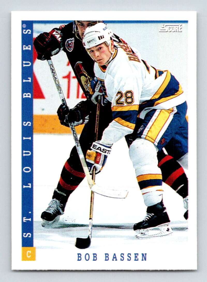 1993-94 Score Canadian #279 Bob Bassen Hockey Image 1