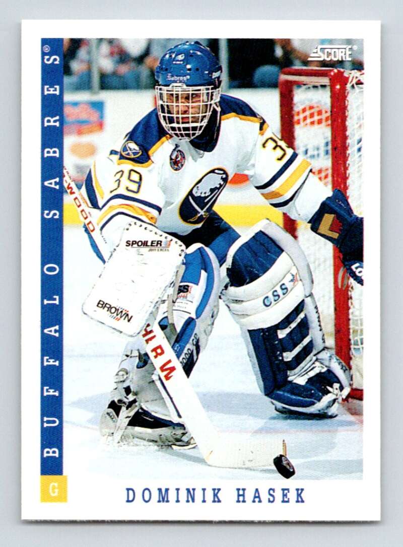 1993-94 Score Canadian #281 Dominik Hasek Hockey Buffalo Sabres Image 1