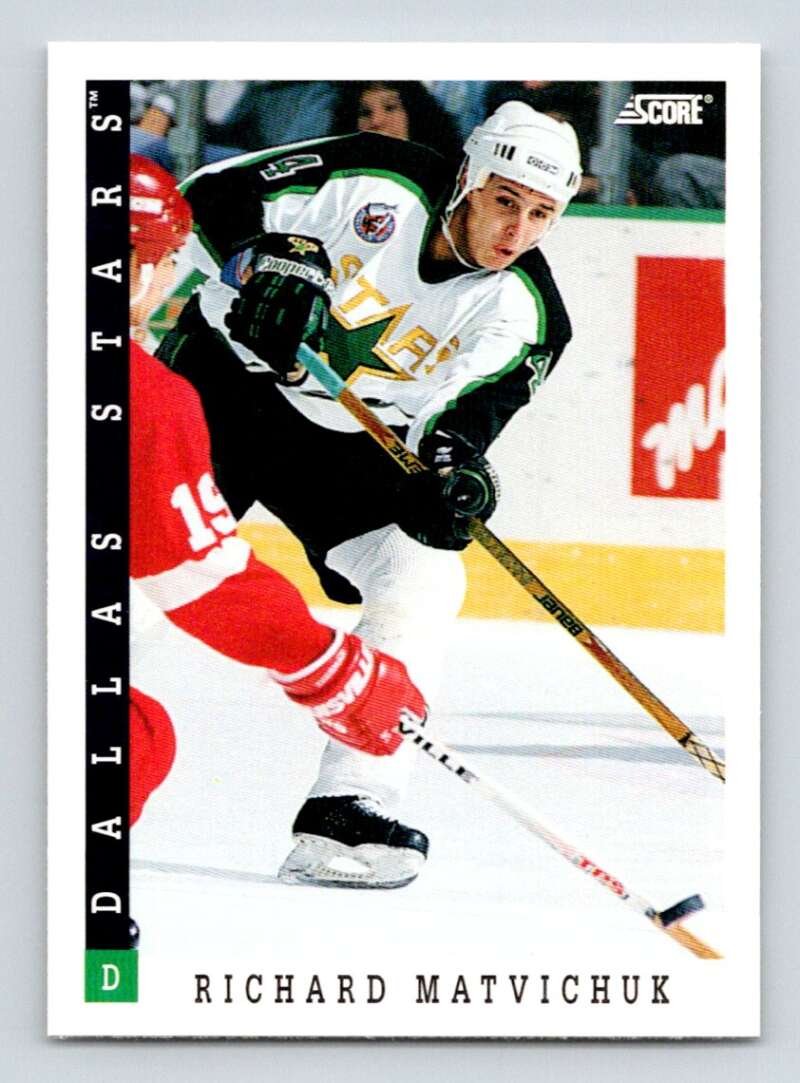 1993-94 Score Canadian #285 Richard Matvichuk Hockey Image 1