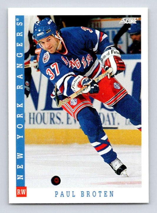 1993-94 Score Canadian #297 Paul Broten Hockey  Image 1