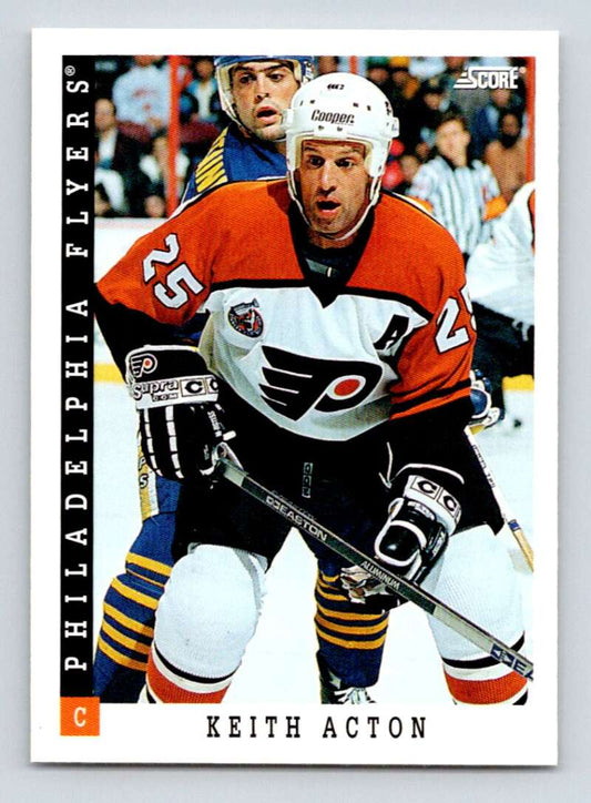 1993-94 Score Canadian #301 Keith Acton Hockey  Image 1