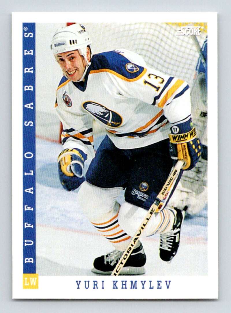 1993-94 Score Canadian #302 Yuri Khmylev Hockey Buffalo Sabres Image 1