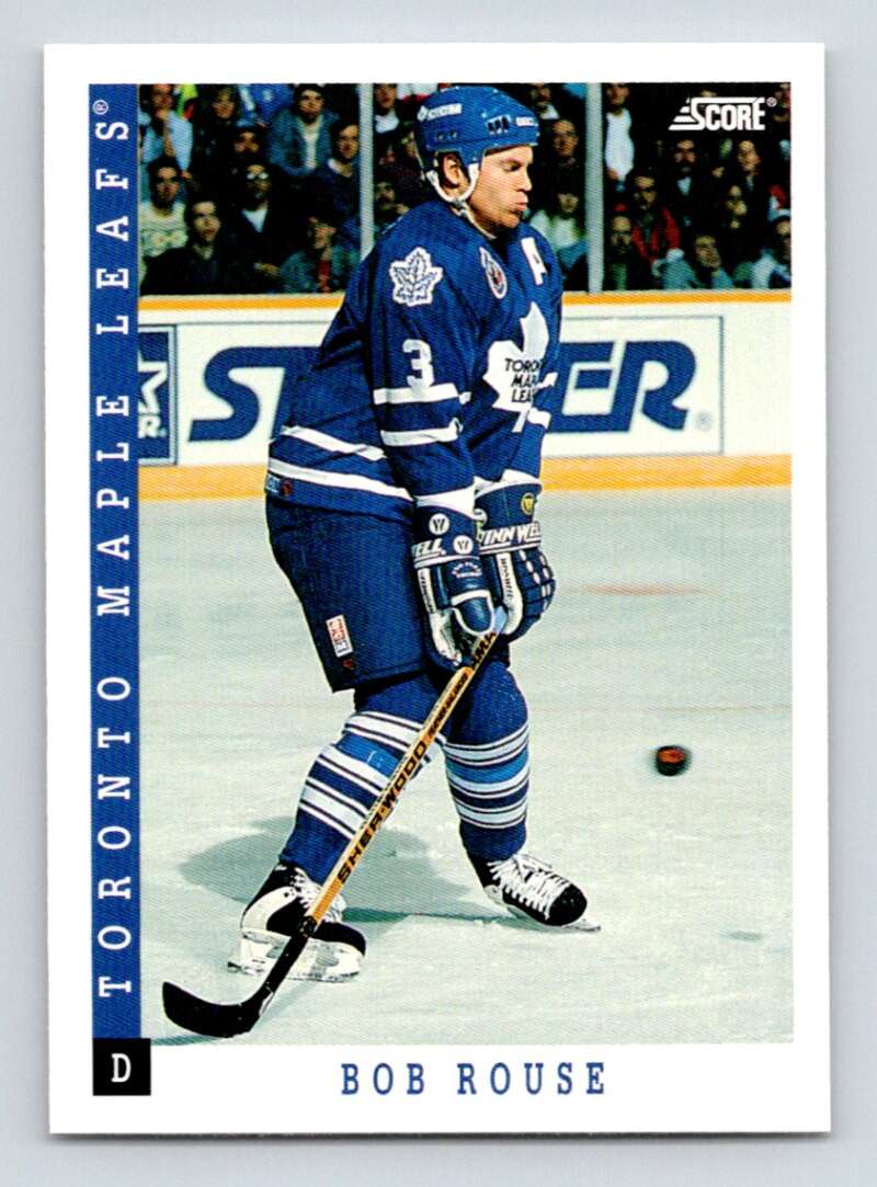 1993-94 Score Canadian #304 Bob Rouse Hockey Toronto Maple Leafs Image 1