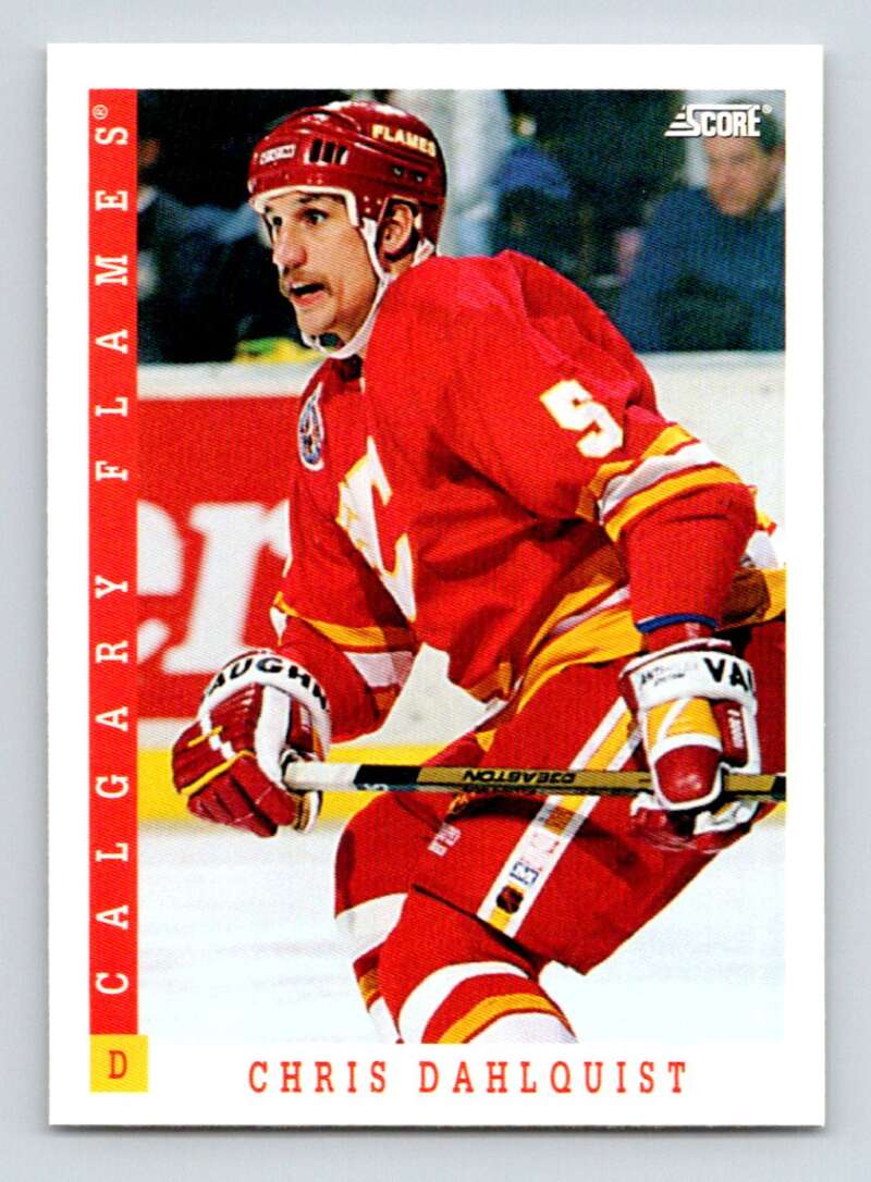 1993-94 Score Canadian #314 Chris Dahlquist Hockey Calgary Flames Image 1