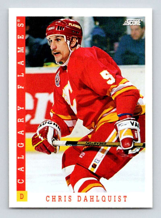 1993-94 Score Canadian #314 Chris Dahlquist Hockey Calgary Flames  Image 1