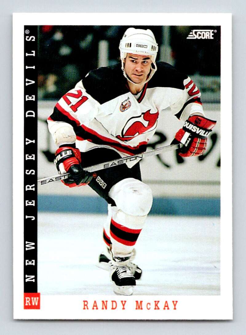 1993-94 Score Canadian #319 Randy McKay Hockey New Jersey Devils Image 1