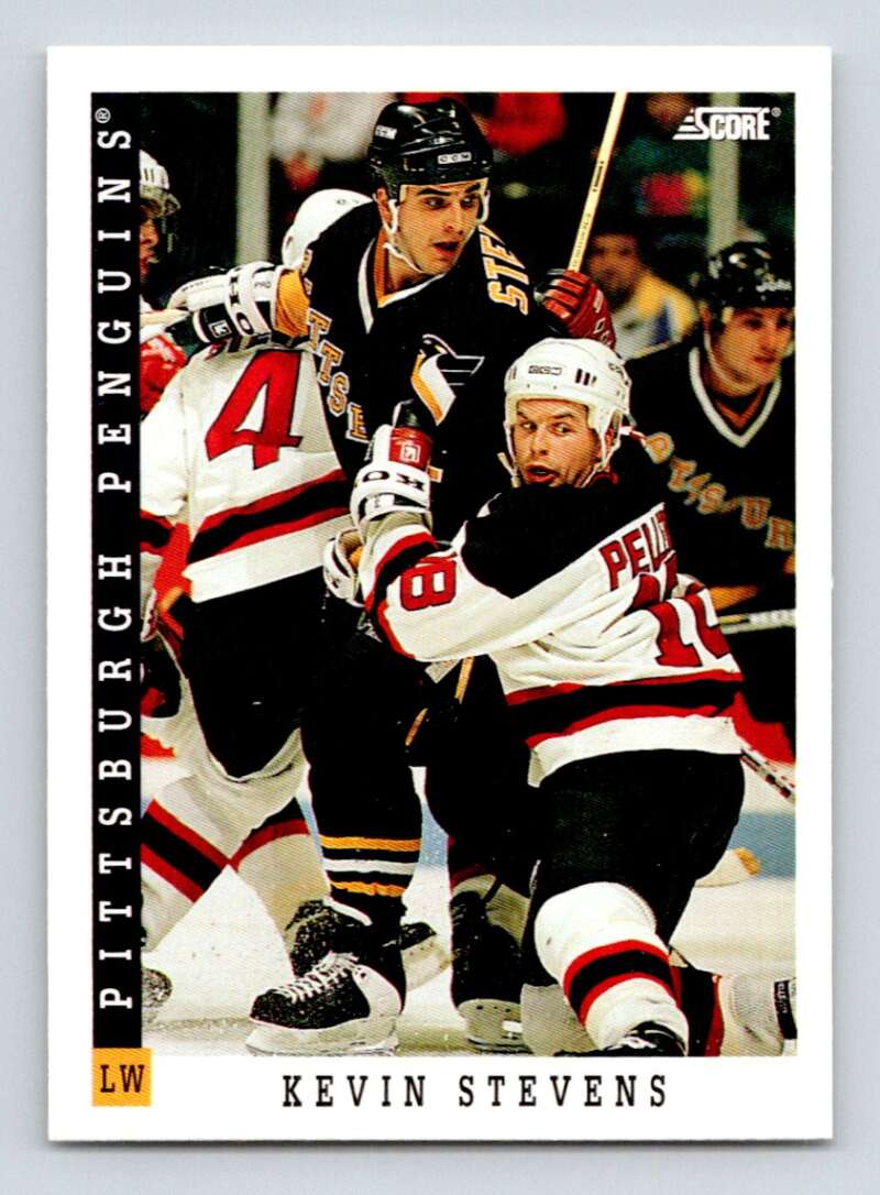 1993-94 Score Canadian #325 Kevin Stevens Hockey Pittsburgh Penguins Image 1