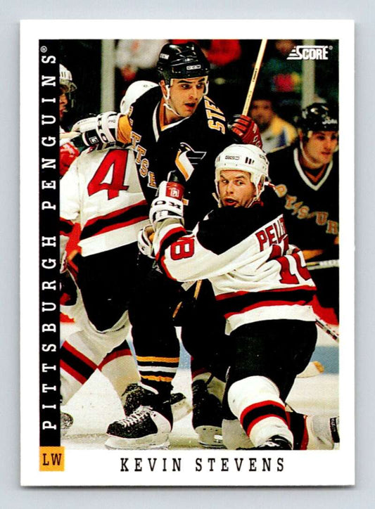 1993-94 Score Canadian #325 Kevin Stevens Hockey Pittsburgh Penguins  Image 1