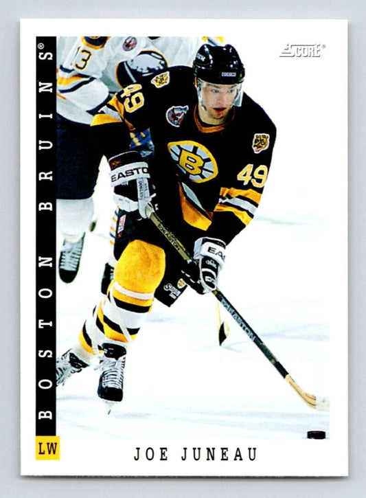 1993-94 Score Canadian #330 Joe Juneau Hockey  Image 1