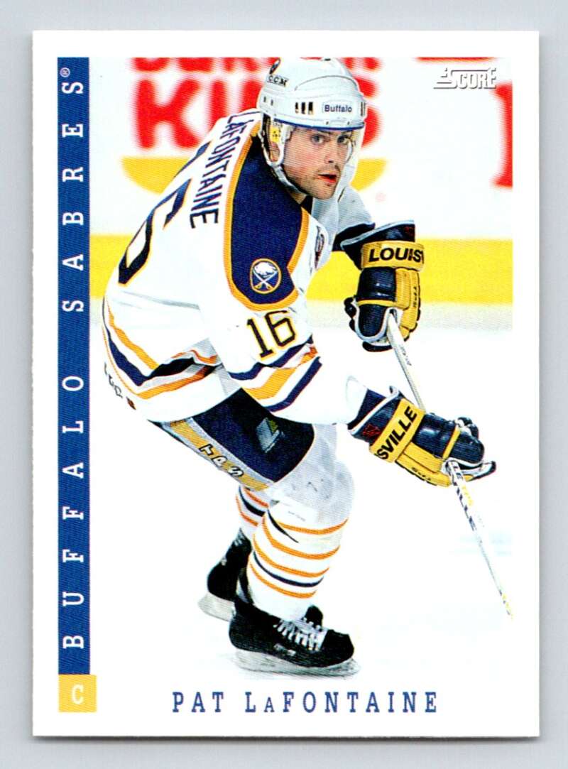 1993-94 Score Canadian #345 Pat LaFontaine Hockey Buffalo Sabres Image 1