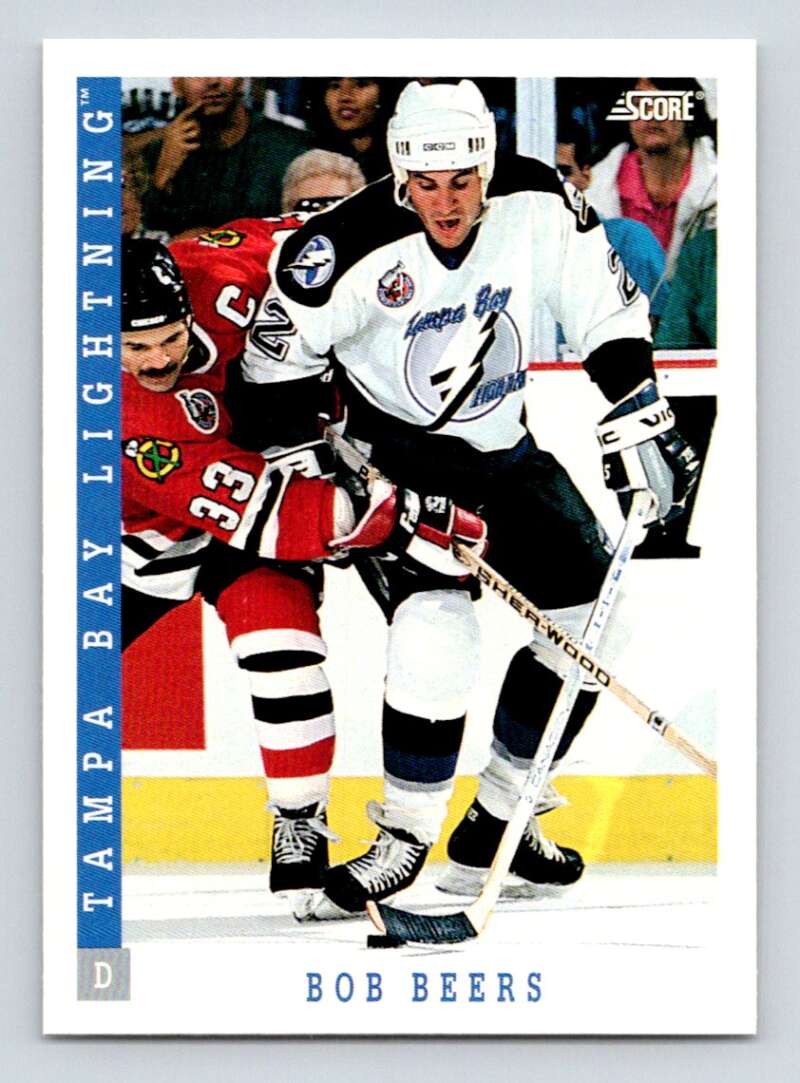 1993-94 Score Canadian #369 Bob Beers Hockey Image 1