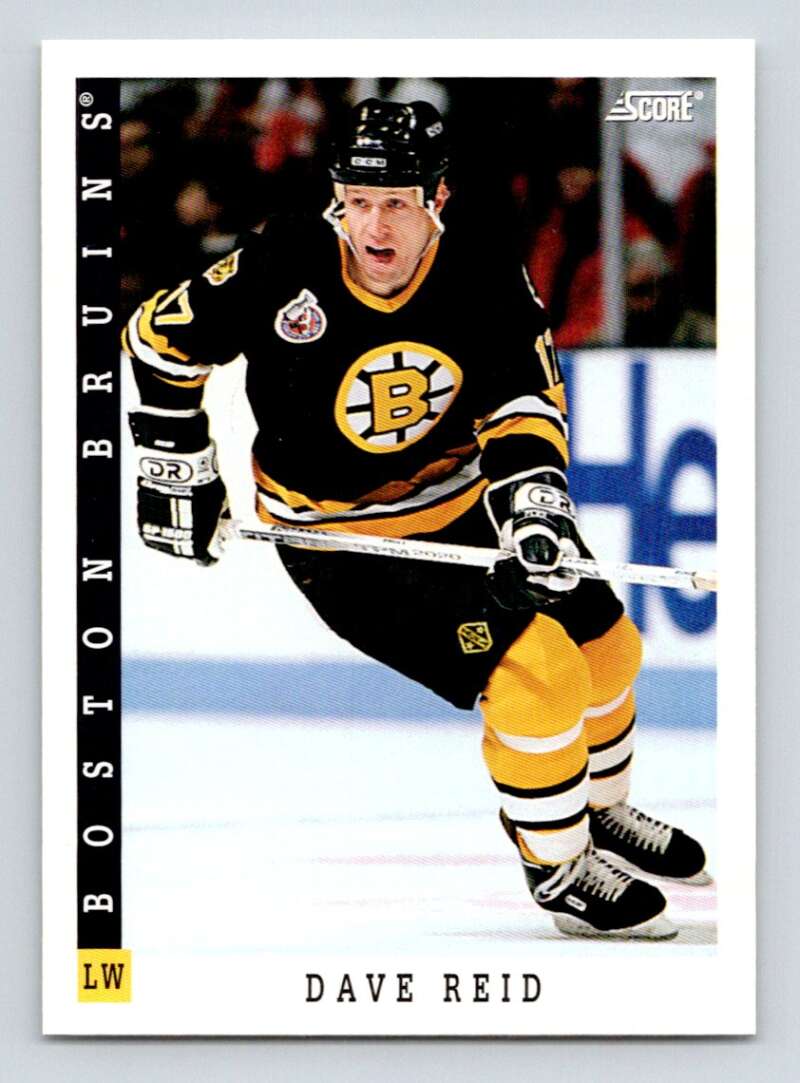 1993-94 Score Canadian #371 David Reid Hockey Boston Bruins Image 1