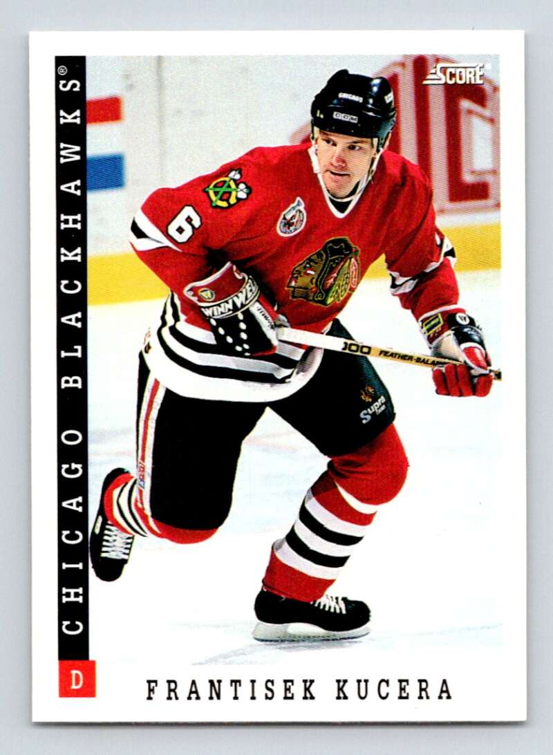 1993-94 Score Canadian #372 Frantisek Kucera Hockey Hartford Whalers Image 1