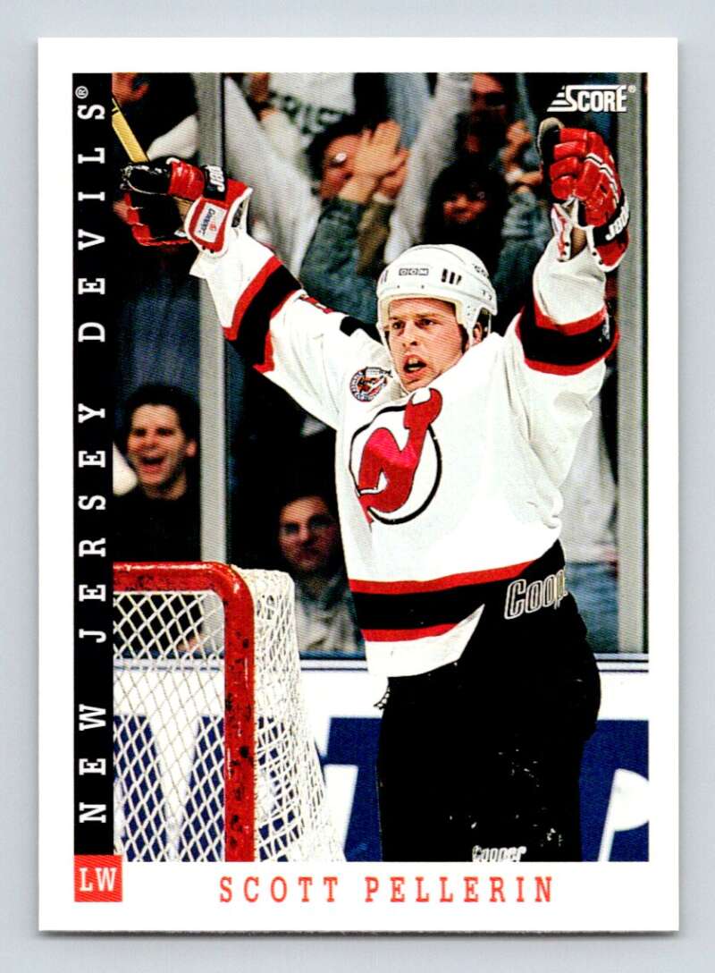 1993-94 Score Canadian #373 Scott Pellerin Hockey RC Rookie New Jersey Devils Image 1