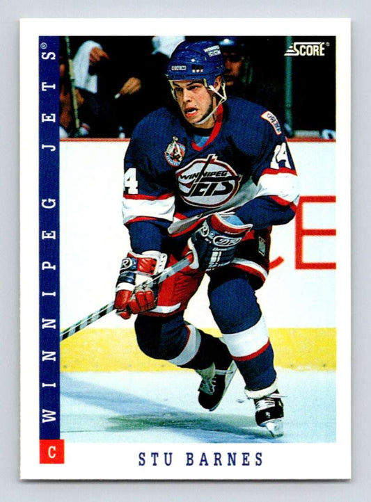 1993-94 Score Canadian #380 Stu Barnes Hockey  Image 1