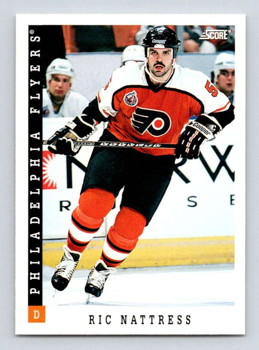 1993-94 Score Canadian #381 Ric Nattress Hockey Philadelphia Flyers  Image 1