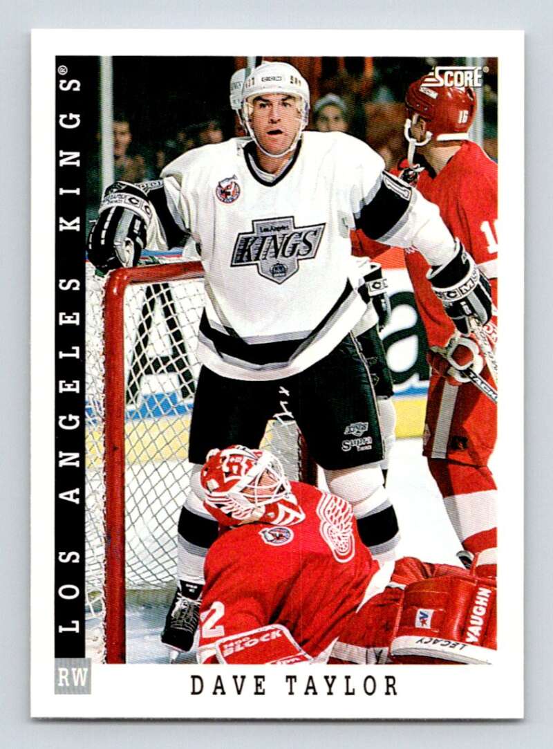 1993-94 Score Canadian #389 Dave Taylor Hockey Los Angeles Kings Image 1