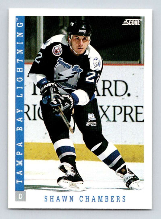 1993-94 Score Canadian #391 Shawn Chambers Hockey Tampa Bay Lightning  Image 1