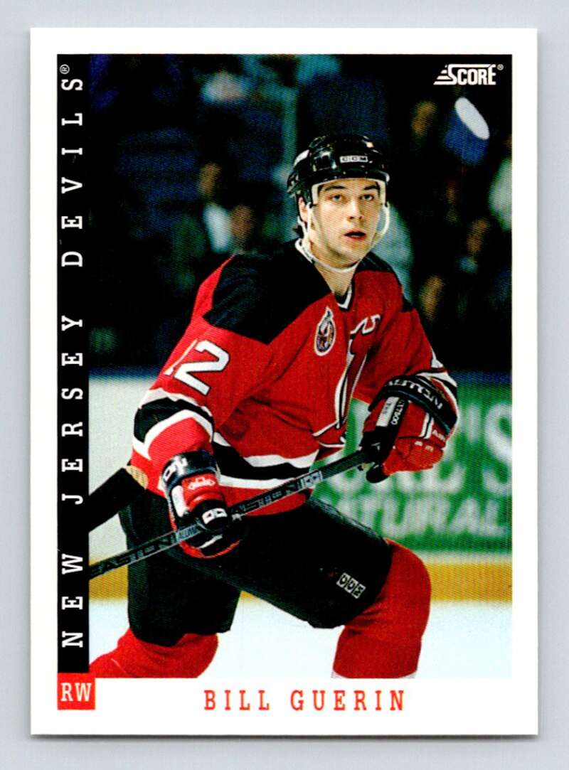 1993-94 Score Canadian #395 Bill Guerin Hockey New Jersey Devils Image 1