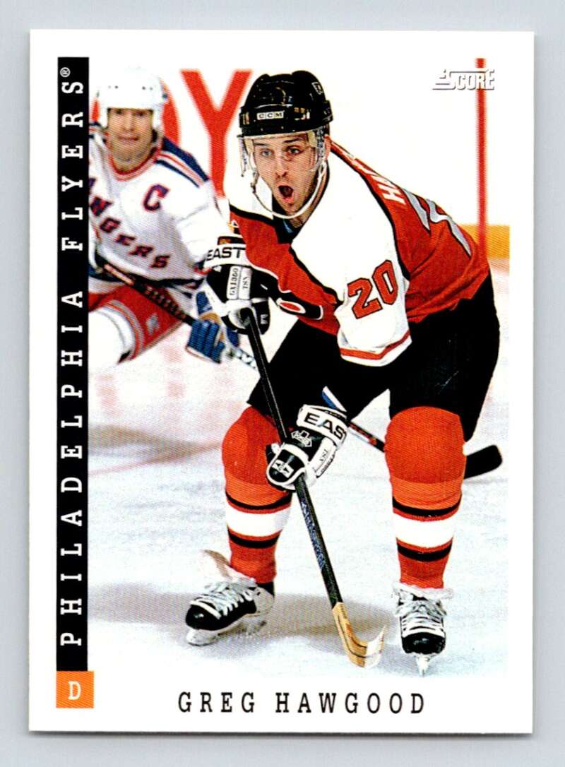 1993-94 Score Canadian #396 Greg Hawgood Hockey Image 1