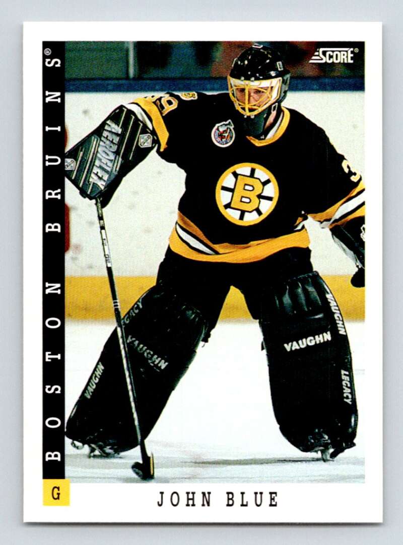 1993-94 Score Canadian #399 John Blue Hockey Boston Bruins Image 1
