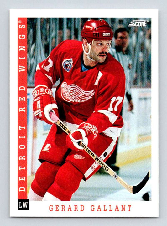 1993-94 Score Canadian #402 Gerard Gallant Hockey Tampa Bay Lightning  Image 1