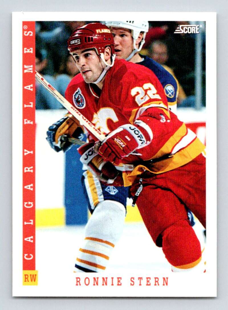 1993-94 Score Canadian #409 Ronnie Stern Hockey Calgary Flames Image 1