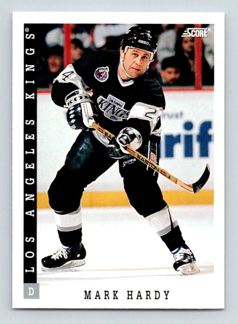 1993-94 Score Canadian #415 Mark Hardy Hockey Los Angeles Kings Image 1