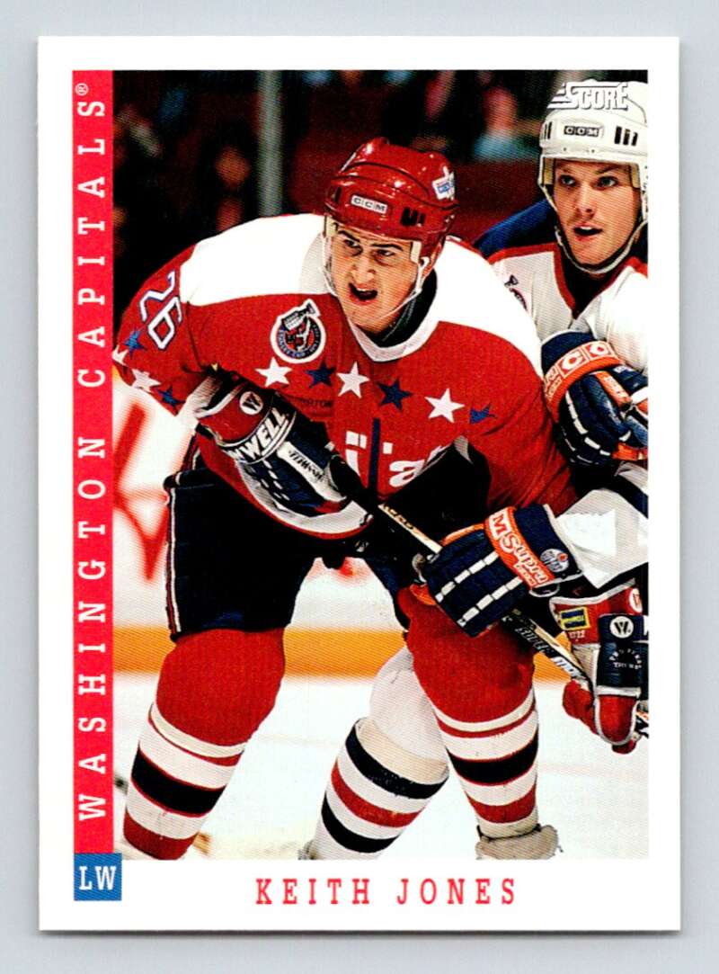 1993-94 Score Canadian #417 Keith Jones Hockey Washington Capitals Image 1