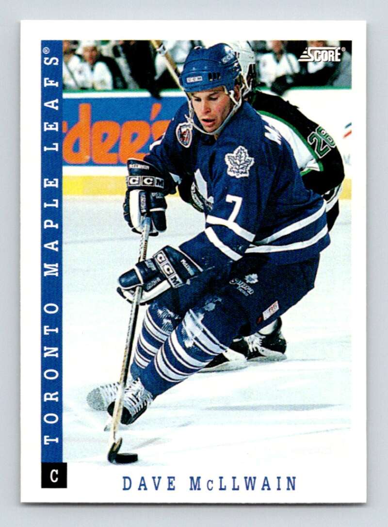 1993-94 Score Canadian #418 Dave McLlwain Hockey Image 1
