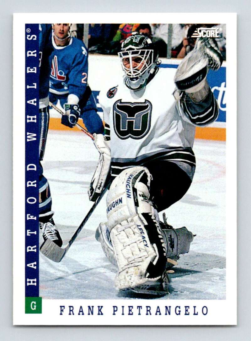1993-94 Score Canadian #419 Frank Pietrangelo Hockey Hartford Whalers Image 1